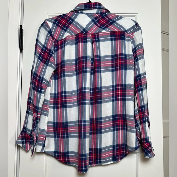 Rails Red, White, and Blue Plaid Button Down Shirt (Small) - Picture 4 of 6